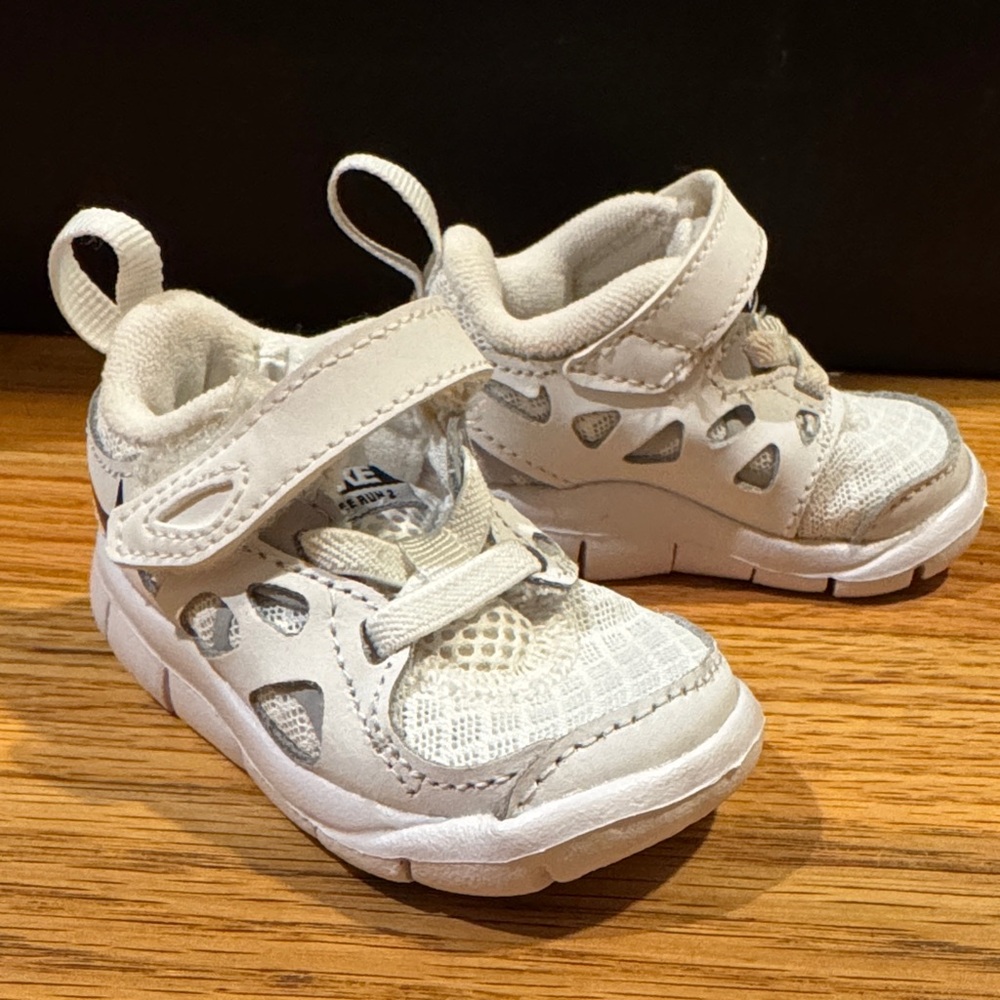 Nike 2C Baby White Sneakers with Strap